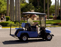 Columbia Golf Car blue color